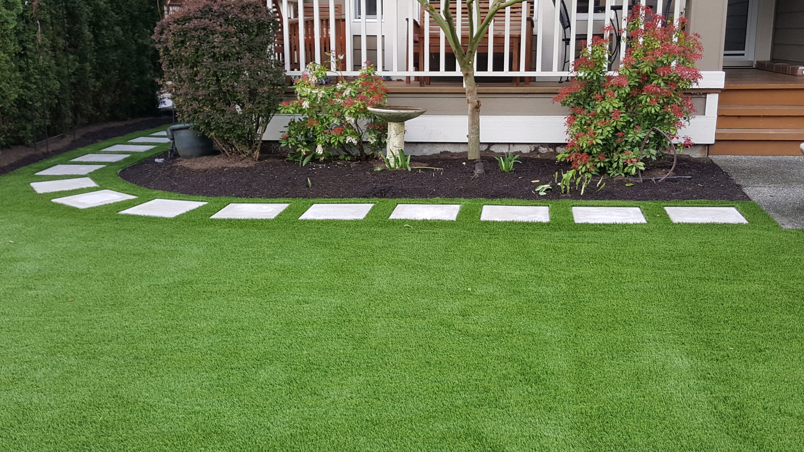 Professional artificial turf installation in Dallas TX